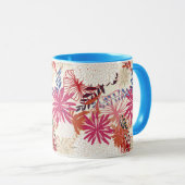 Blumenuntergrund 3 tasse (VorderseiteRechts)