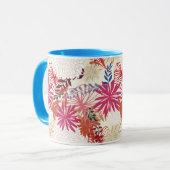 Blumenuntergrund 3 tasse (Vorderseite Links)