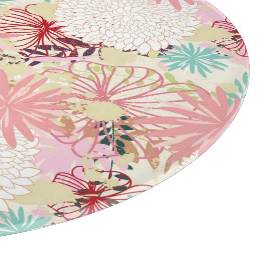 Blumenuntergrund 4 schneidebrett (Ecke)