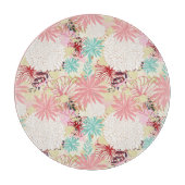 Blumenuntergrund 4 schneidebrett (Vorderseite)