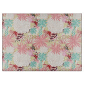 Blumenuntergrund 4 schneidebrett (Vorderseite)