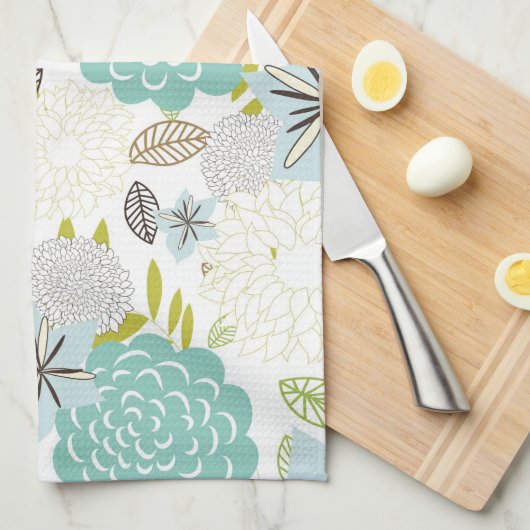 Blumenuntergrund 5 geschirrtuch (Viertel Falte)