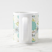 Blumenuntergrund 5 Jumbo-Tasse (Rückseite)