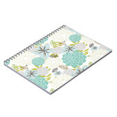 Blumenuntergrund 5 notizblock (Linke Seite)