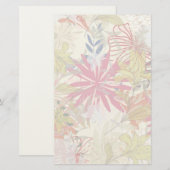 Blumenuntergrund 6 briefpapier (Vorne/Hinten)
