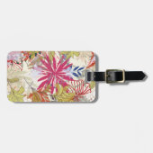 Blumenuntergrund 6 gepäckanhänger (Vorderseite horizontal)