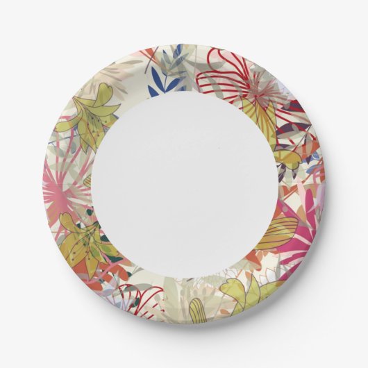 Blumenuntergrund 6 pappteller (Vorderseite)