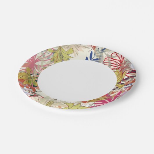 Blumenuntergrund 6 pappteller (Schrägansicht)