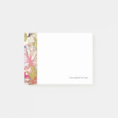 Blumenuntergrund 6 post-it klebezettel (Vorderseite)