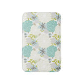 Blumenuntergrund Badematte (Vorderseite Vertikal)