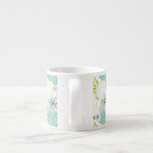 Blumenuntergrund Espressotasse (Rückseite)