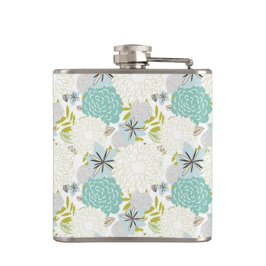 Blumenuntergrund Flachmann (Rückseite)