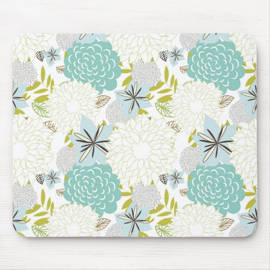 Blumenuntergrund Mousepad (Vorne)