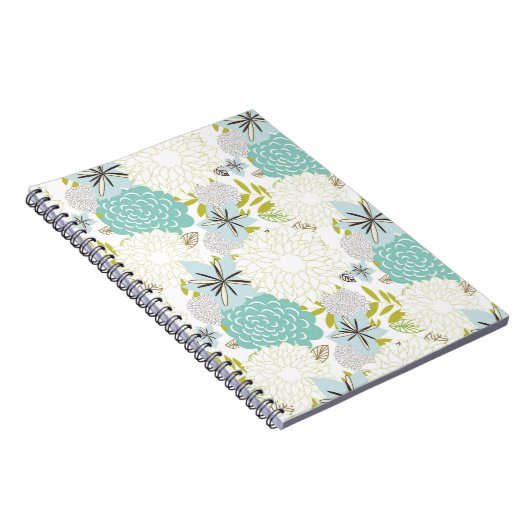 Blumenuntergrund Notizblock (Rechte Seite)