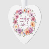 Blumenunterricht Harmonie Ornament (Vorderseite)