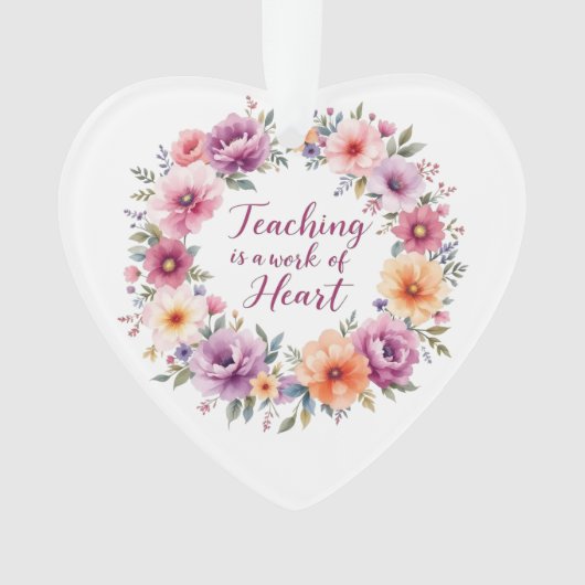 Blumenunterricht Harmonie Ornament (Vorderseite)