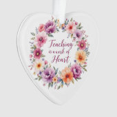 Blumenunterricht Harmonie Ornament (Vorderseite)