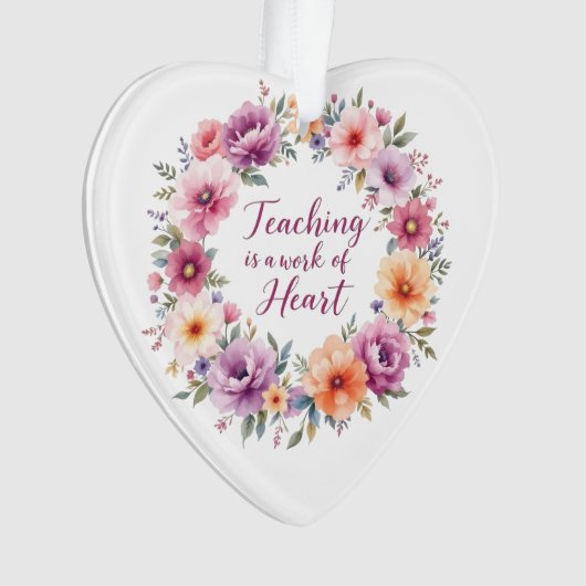 Blumenunterricht Harmonie Ornament (Vorderseite)