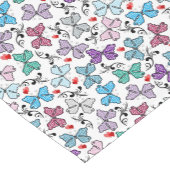 BlumenValentinsgruß-Muster Kurzer Tischläufer (Ecke)