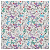 BlumenValentinsgruß-Muster Stoff (Muster)