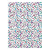 BlumenValentinsgruß-Muster Tischdecke (Vorderseite)