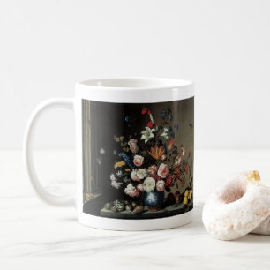 Blumenvase am Fenster, Balthasar van der Ast Kaffeetasse