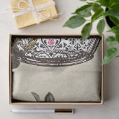 Blumenvase der Herzkönigin-Alice im Wunderland Seidenpapier (Geschenk)