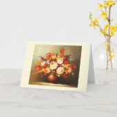 Blumenvase Karte (Gelbe Blume)