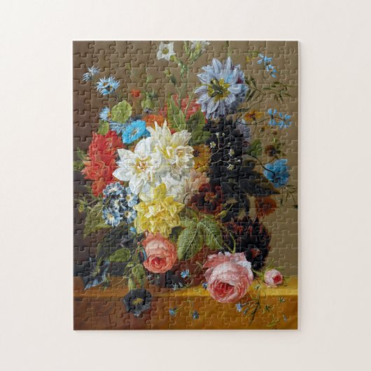 Blumenvase Kunst Vintag Puzzle (Vertikal)