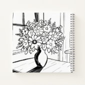 Blumenvase Notizblock (Rückseite)
