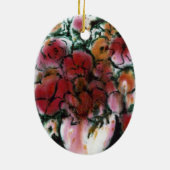 Blumenvase "Pink Vase" Keramikornament (Hinten)
