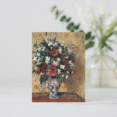 Blumenvase Postkarte (Stehend Vorderseite)