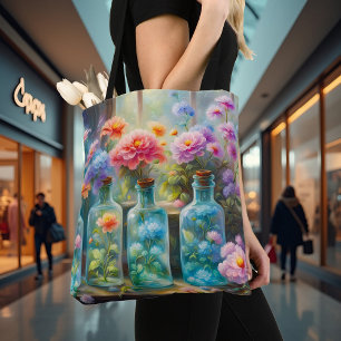 Blumenvasen gefüllt mit atemberaubenden, lebendige tasche