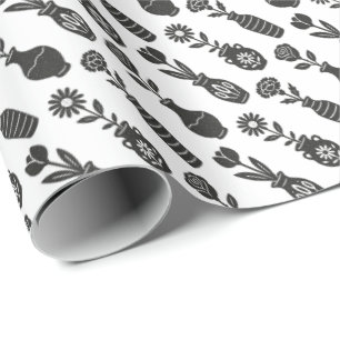Blumenvasen Geschenkpapier