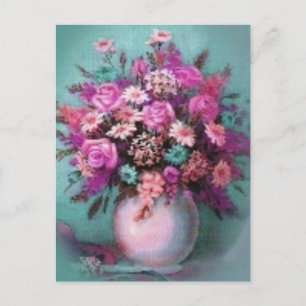 Blumenvasenvorsatz Postkarte