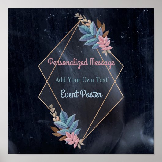 Blumenveranstaltung Poster (Vorne)