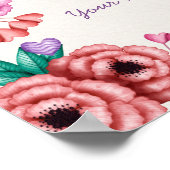 Blumenveranstaltung Poster (Ecke)