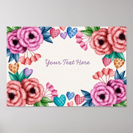 Blumenveranstaltung Poster (Vorne)