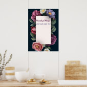 Blumenveranstaltung Poster (Küche)