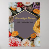 Blumenveranstaltung Poster (Vorne)