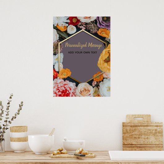 Blumenveranstaltung Poster (Küche)