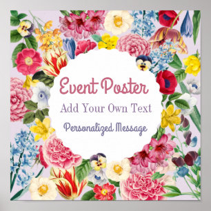 Blumenveranstaltung Poster