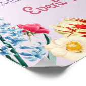 Blumenveranstaltung Poster (Ecke)