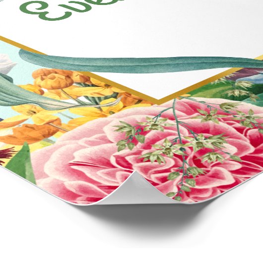 Blumenveranstaltung Poster (Ecke)