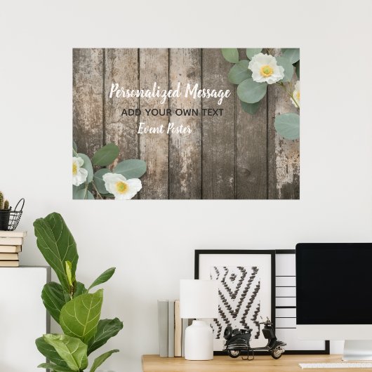 Blumenveranstaltung Poster (Heimbüro)