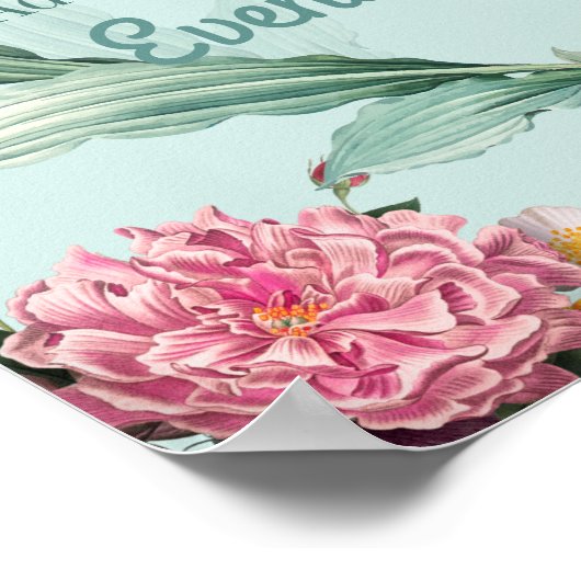 Blumenveranstaltung Poster (Ecke)