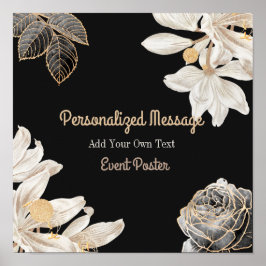 Blumenveranstaltung Poster