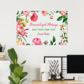 Blumenveranstaltung Poster (Heimbüro)