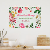 Blumenveranstaltung Poster (Küche)