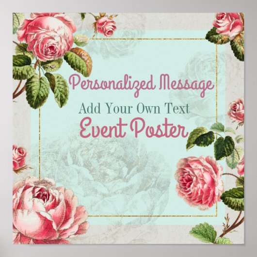 Blumenveranstaltung Poster (Vorne)